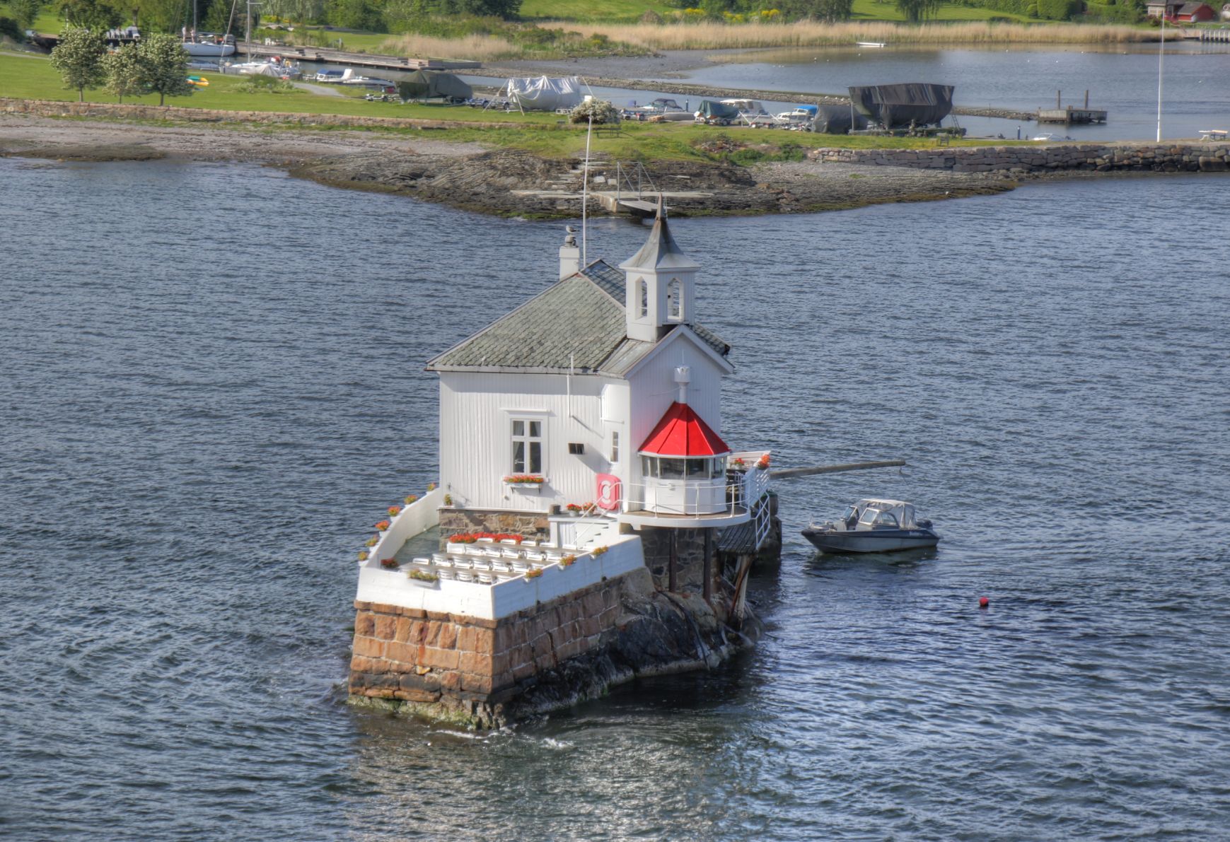 Church in the middle of the bay
